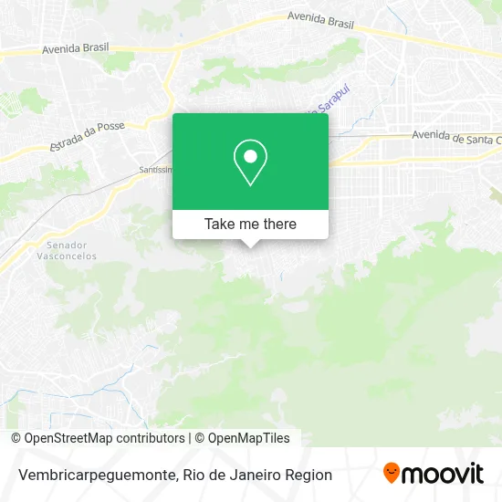 Vembricarpeguemonte map