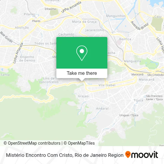 Mistério Encontro Com Cristo map