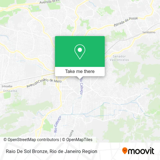 Raio De Sol Bronze map