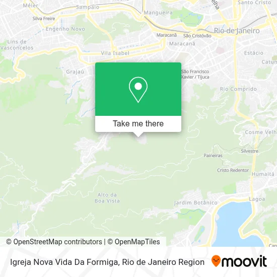 Igreja Nova Vida Da Formiga map