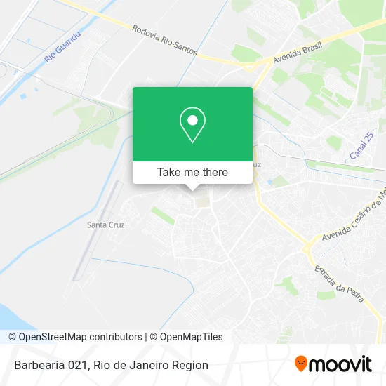 Barbearia 021 map