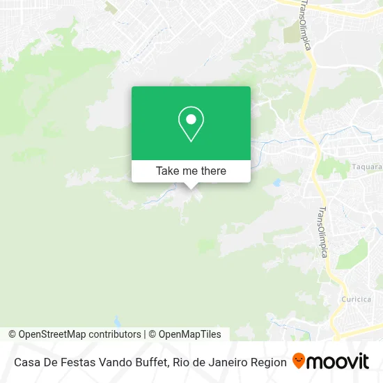Casa De Festas Vando Buffet map