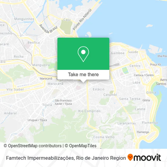 Famtech Impermeabilizações map