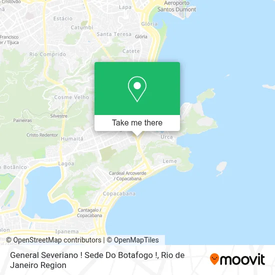 General Severiano ! Sede Do Botafogo ! map