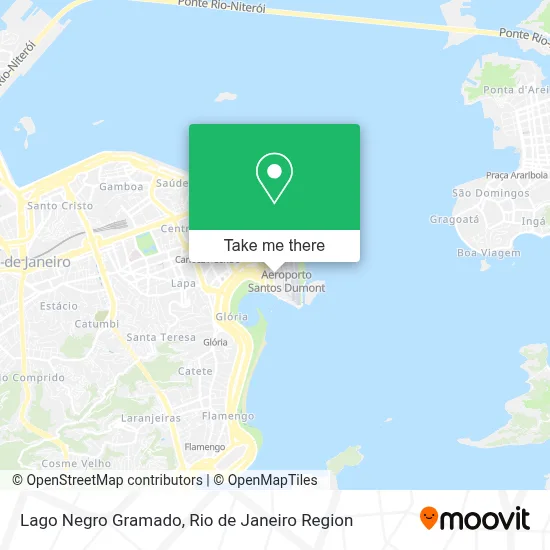 Lago Negro Gramado map