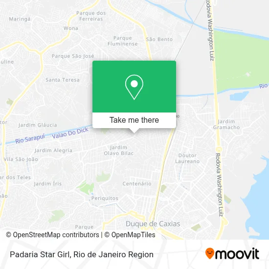 Padaria Star Girl map