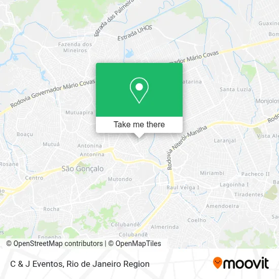 C & J Eventos map