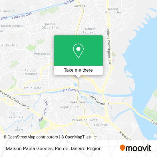 Maison Paula Guedes map