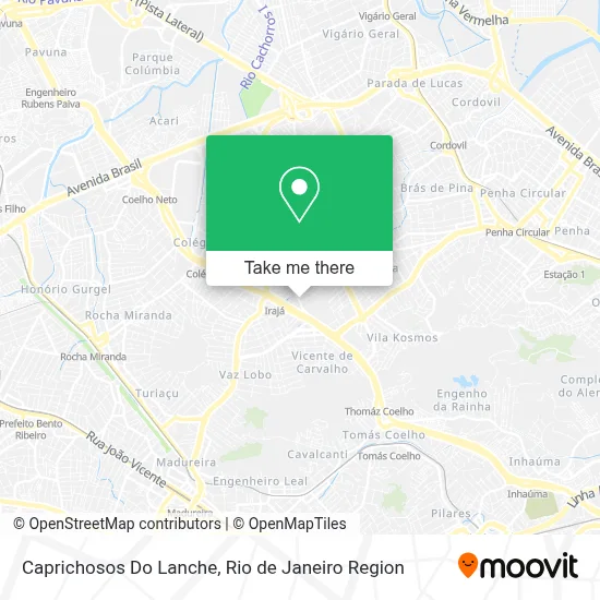 Caprichosos Do Lanche map
