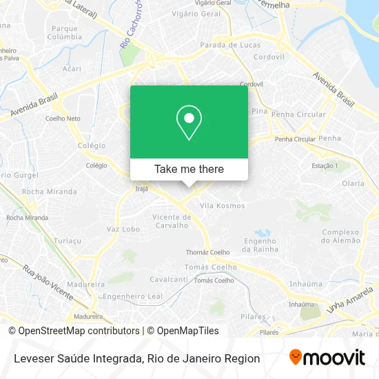 Leveser Saúde Integrada map