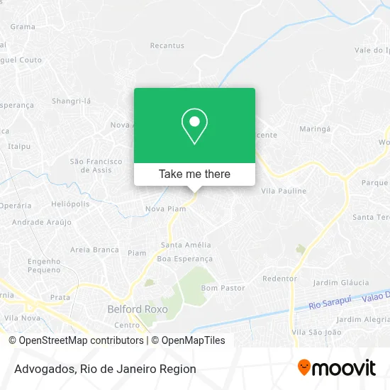 Advogados map
