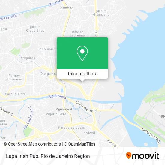 Lapa Irish Pub map