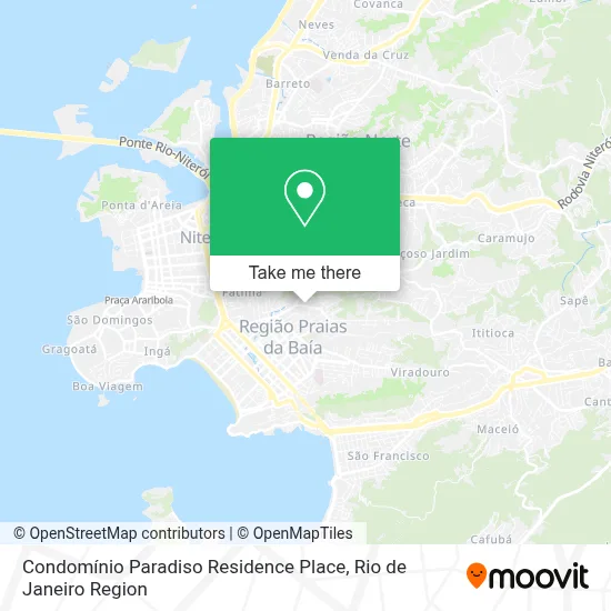 Condomínio Paradiso Residence Place map