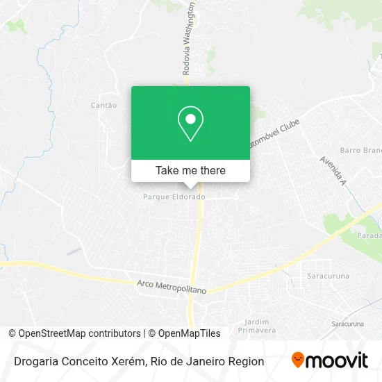 Drogaria Conceito Xerém map