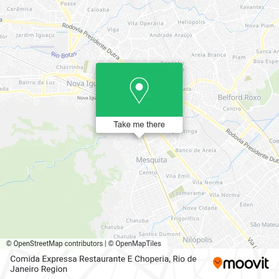 Comida Expressa Restaurante E Choperia map