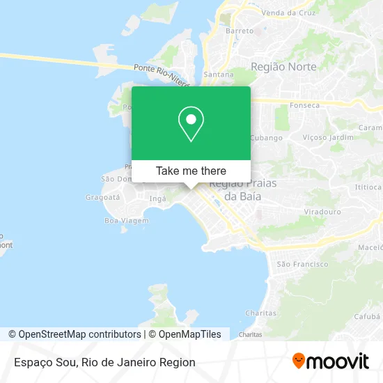 Espaço Sou map