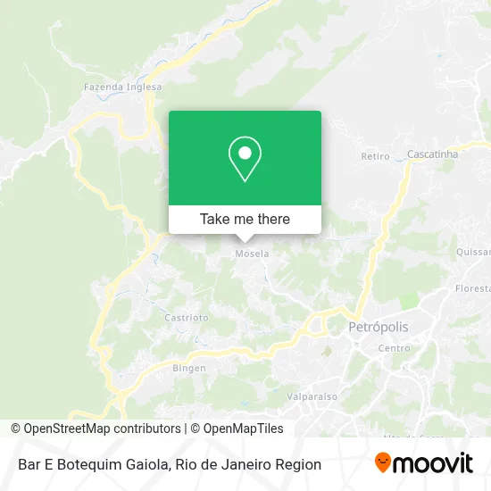 Bar E Botequim Gaiola map