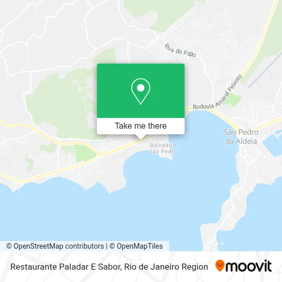 Restaurante Paladar E Sabor map