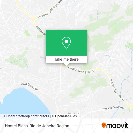 Hostel Bless map