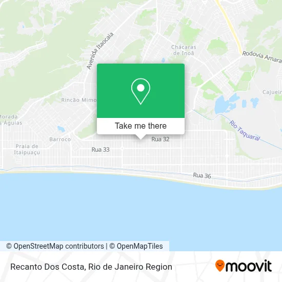 Recanto Dos Costa map