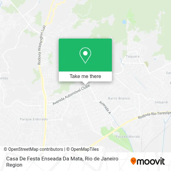 Casa De Festa Enseada Da Mata map