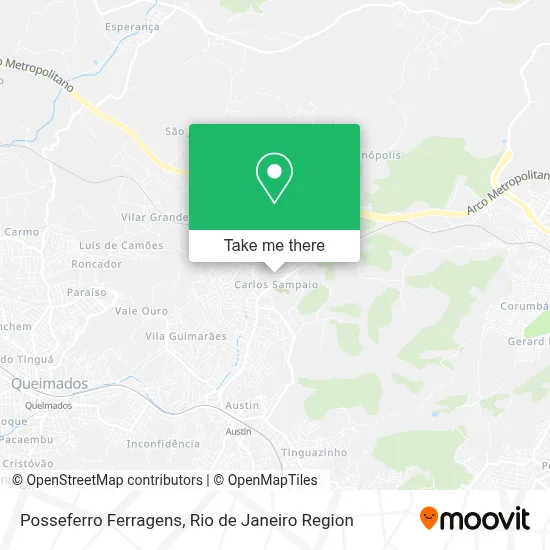 Posseferro Ferragens map