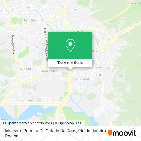 Mercado Popular Da Cidade De Deus map