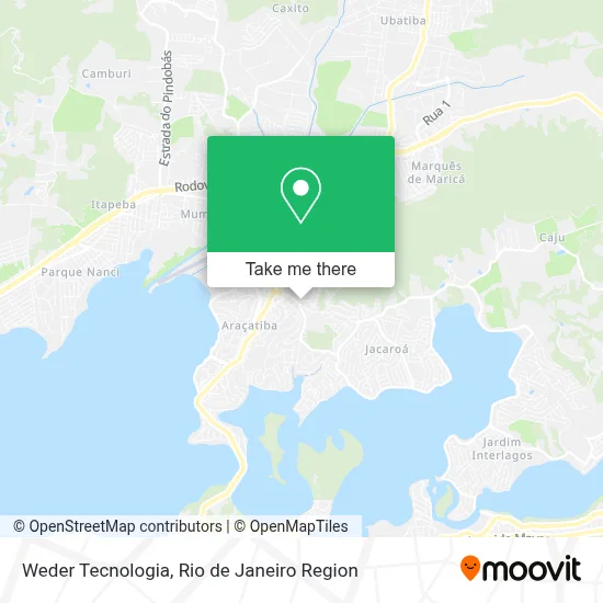 Weder Tecnologia map