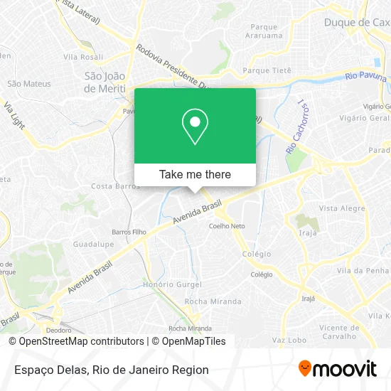 Espaço Delas map