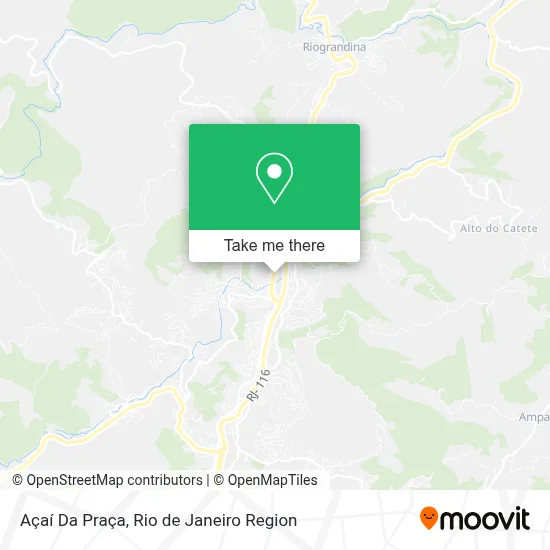 Açaí Da Praça map
