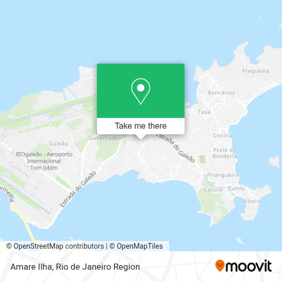 Amare Ilha map