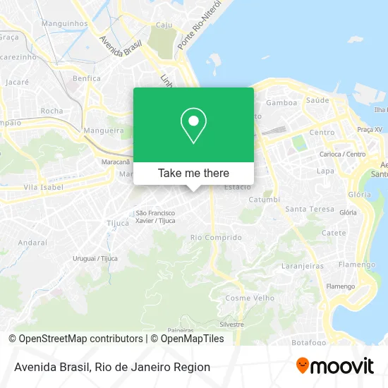 Avenida Brasil map