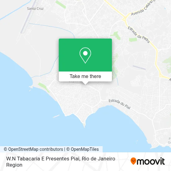 W.N Tabacaria E Presentes Piai map