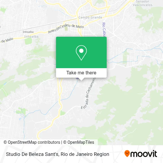 Studio De Beleza Sant's map