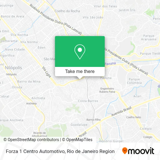 Forza 1 Centro Automotivo map