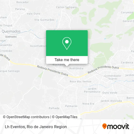Lh Eventos map