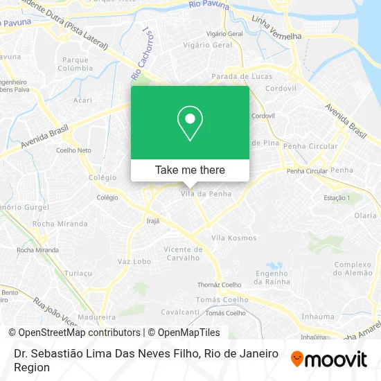 Dr. Sebastião Lima Das Neves Filho map