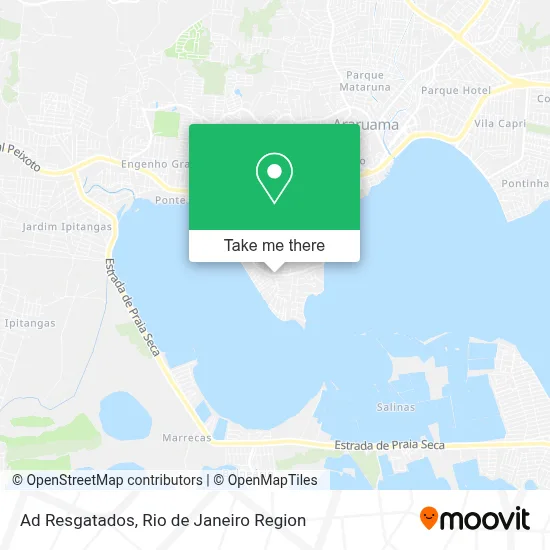 Ad Resgatados map