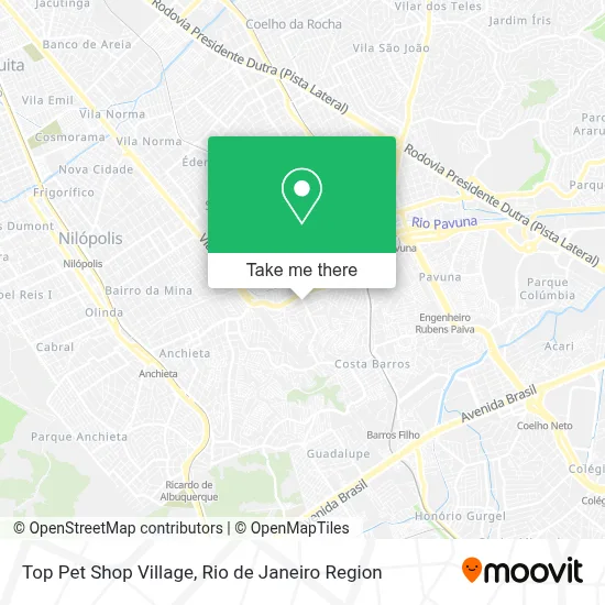 Top Pet Shop Village map