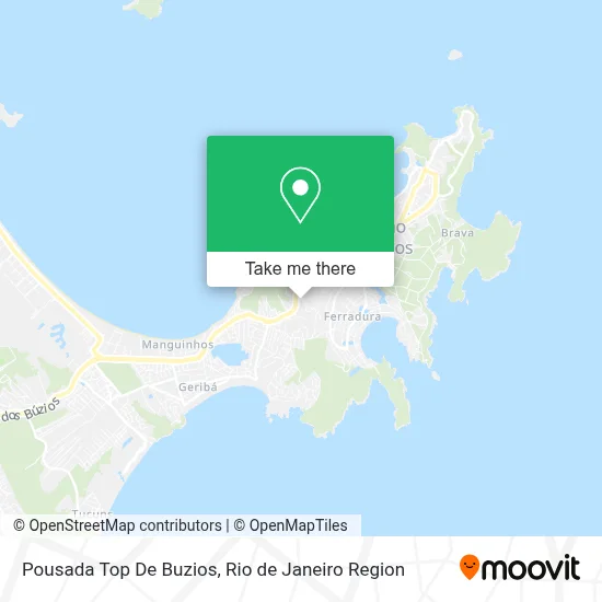 Pousada Top De Buzios map