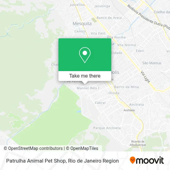 Patrulha Animal Pet Shop map