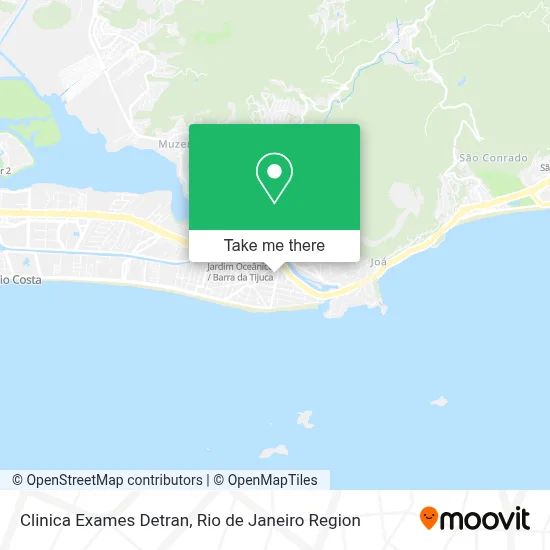 Clinica Exames Detran map