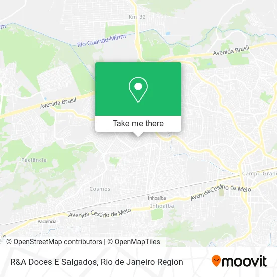 R&A Doces E Salgados map
