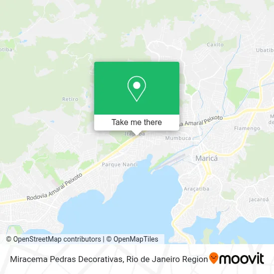 Miracema Pedras Decorativas map