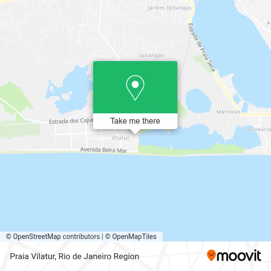 Praia Vilatur map