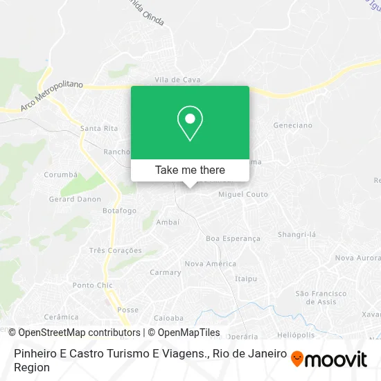Pinheiro E Castro Turismo E Viagens. map