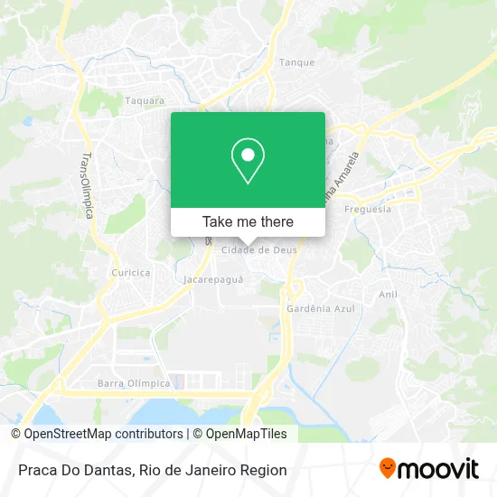 Praca Do Dantas map