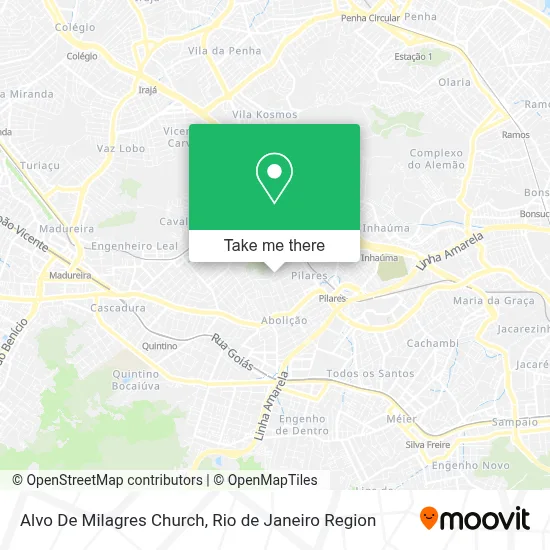 Alvo De Milagres Church map