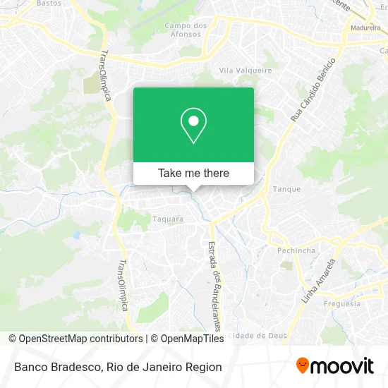 Banco Bradesco map