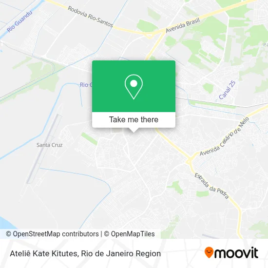 Ateliê Kate Kitutes map